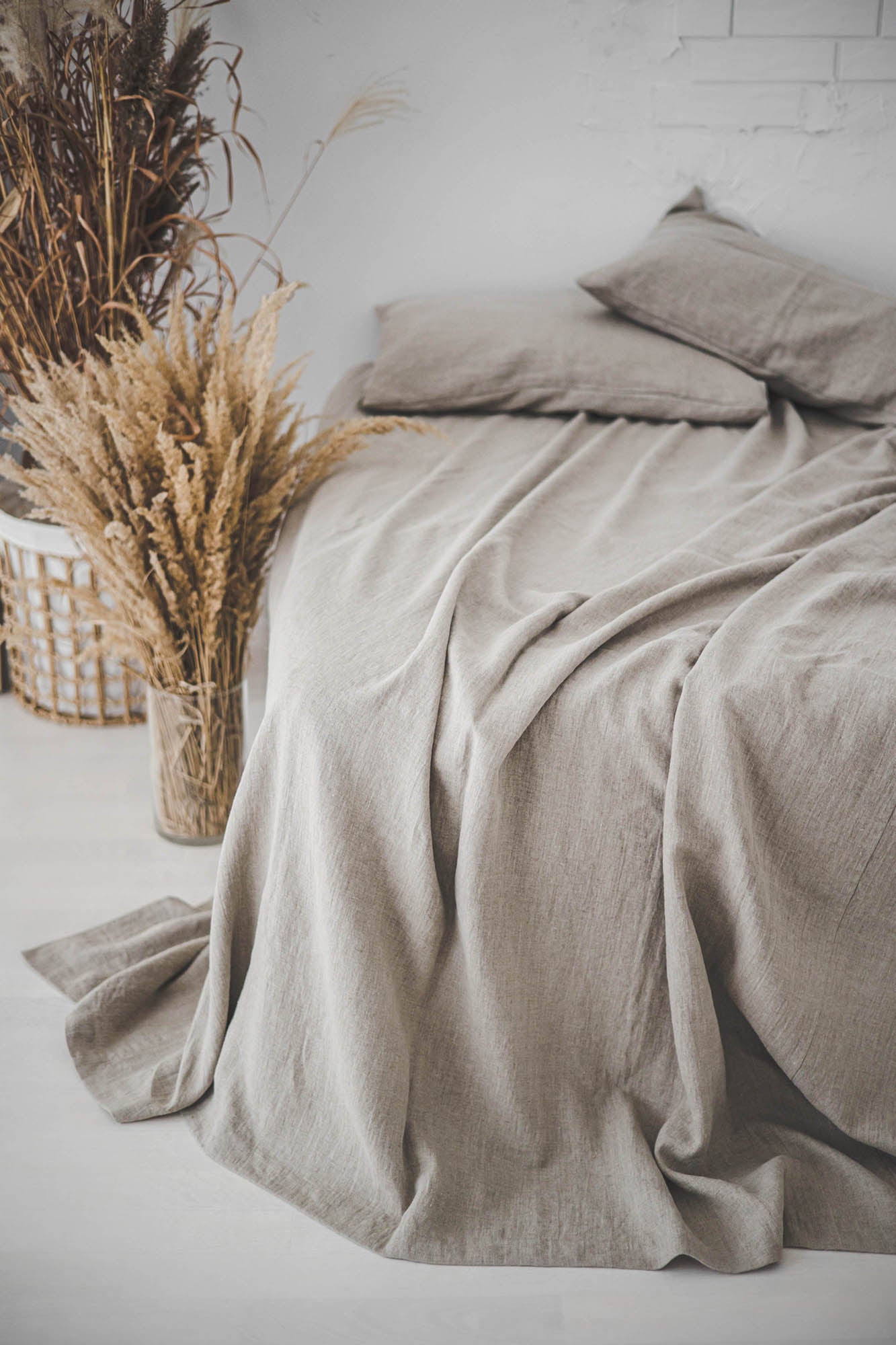 Tagesdecke aus natürlichem Leinen – ForestlandLinen DE