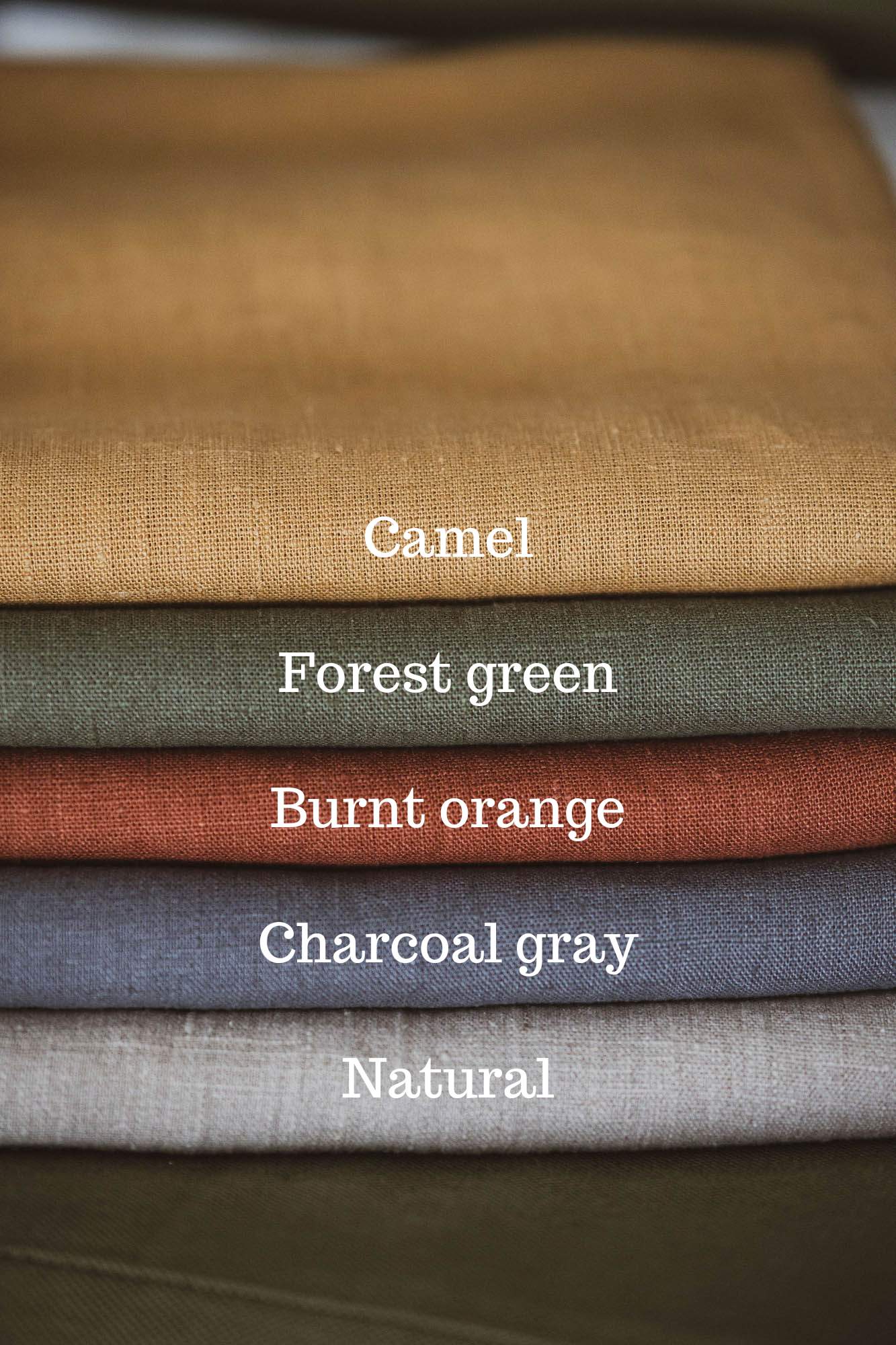 Set mit 2 Leinen-Raffhaltern für schwere Vorhänge