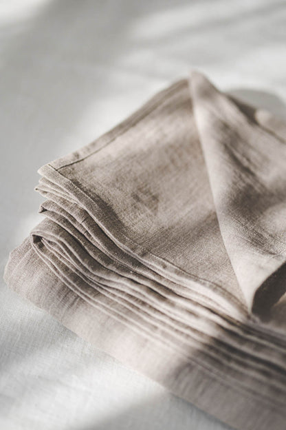 Bettlaken aus natürlichem Leinen