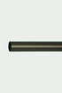 Gardinenstange aus Stahl in gebürsteter Bronze