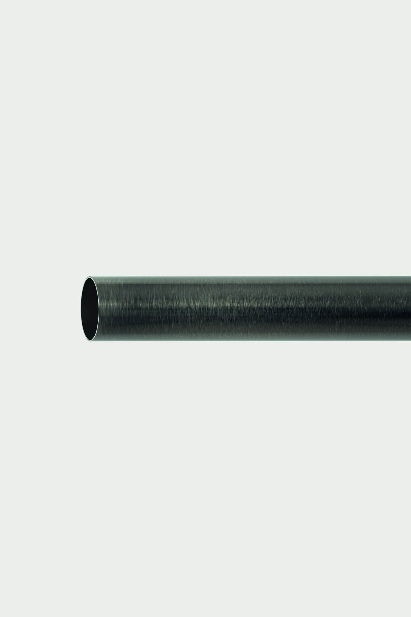 Gardinenstange aus Stahl in Schwarznickel