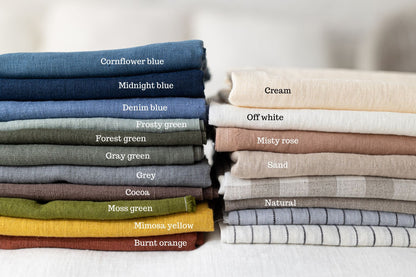 2er-Set Raffhalter aus Leinen für mittelschwere Vorhänge