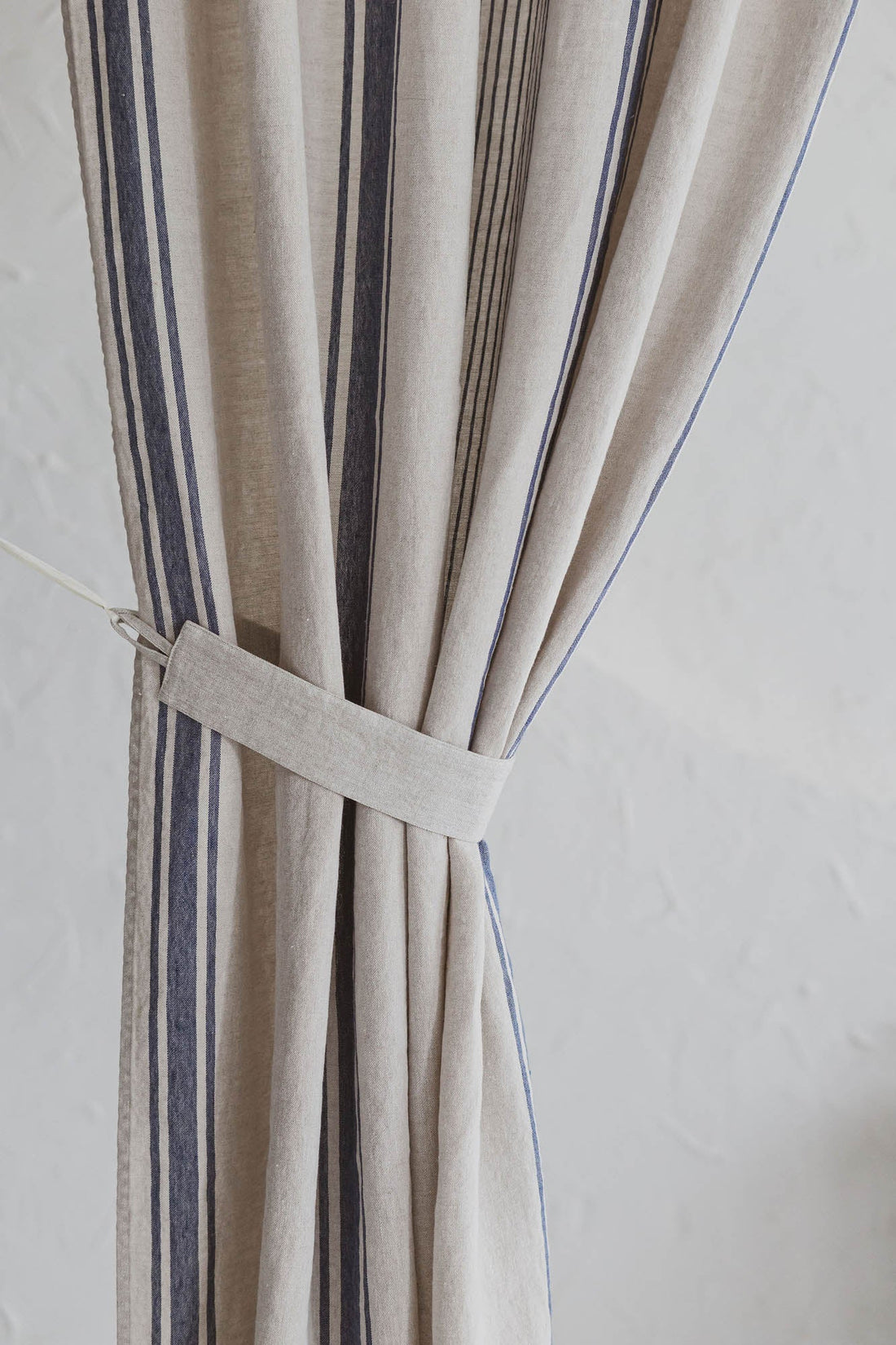 2er-Set Raffhalter aus Leinen für französische Vorhänge