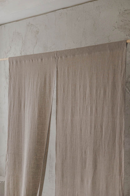 Noren-Vorhang aus natürlichem Leinen