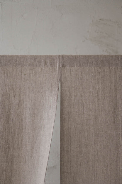 Natürlicher schwerer Noren-Leinenvorhang