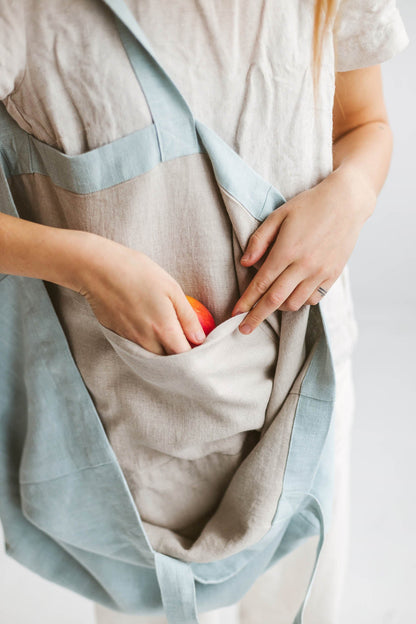 Strandtasche aus Ozeanleinen